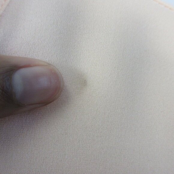 Club Monaco Button Front Blouse Women M Peach Long Sleeve Pockets Casual 112 - Picture 5 of 10